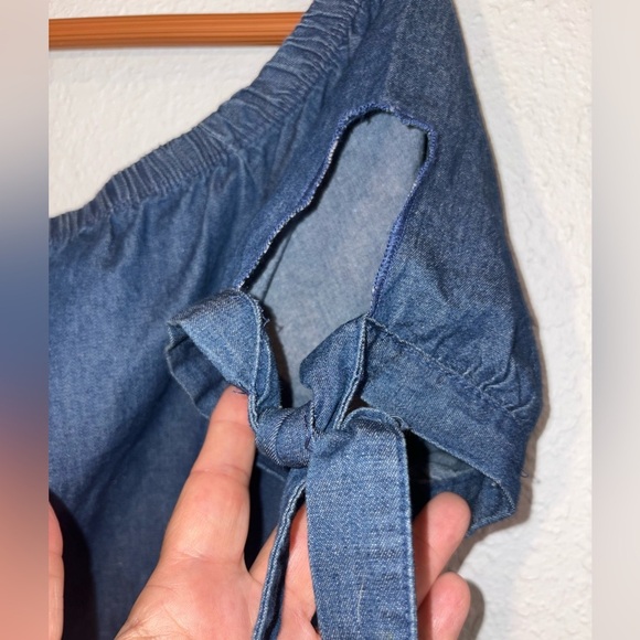 derek ♥️ heart jean jumpsuit size L - Picture 4 of 5